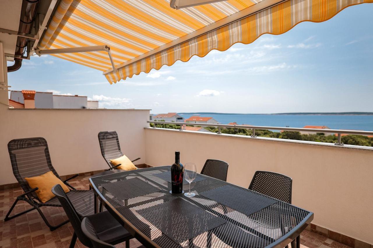 Ferienwohnung Chill 4 Real Sea View Mandre Exterior foto