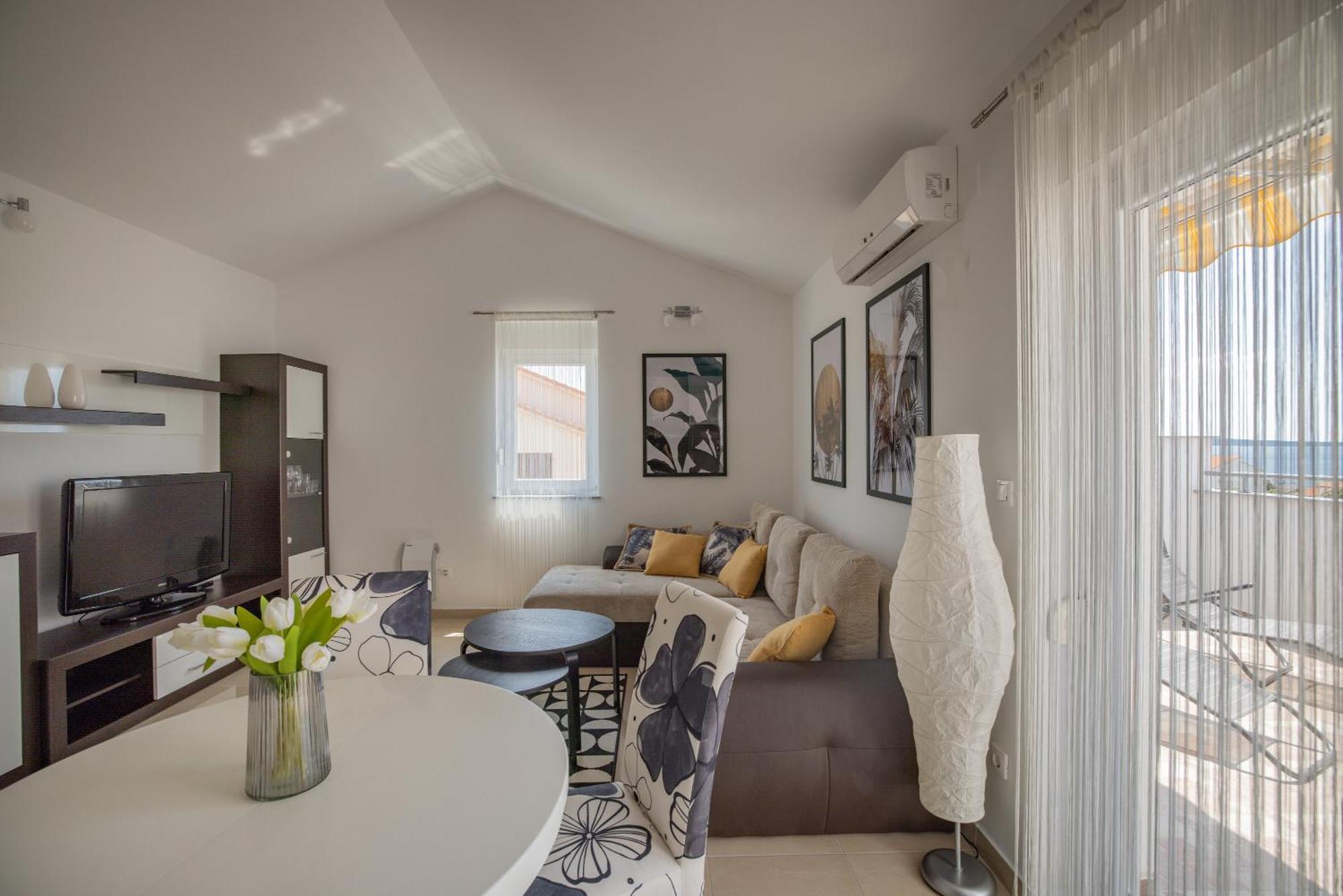 Ferienwohnung Chill 4 Real Sea View Mandre Exterior foto